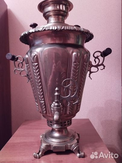 Самовар на дровах старинный