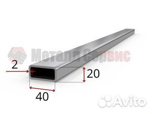 Профильные трубы для прожилин 40*20
