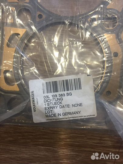 Прокладка гбц VAG 2.0 TDI оригинал 03L103383BG