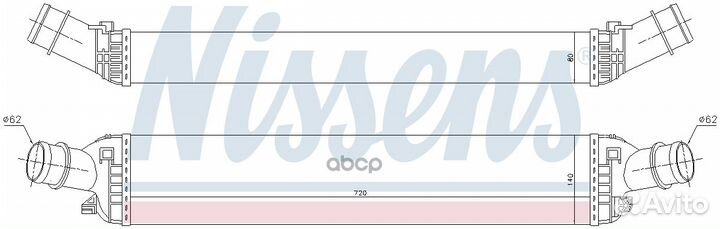 Интеркулер 96618 Nissens