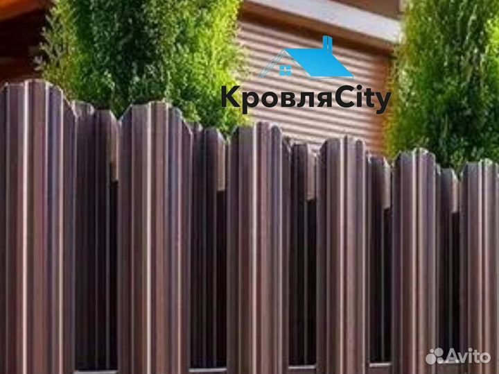 Металлический штакетник / евроштакетник