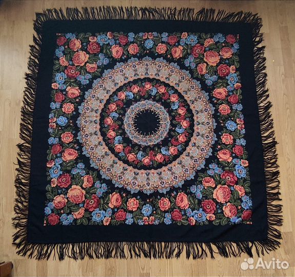 Павловопосадские платки чистая шерсть есть раритет