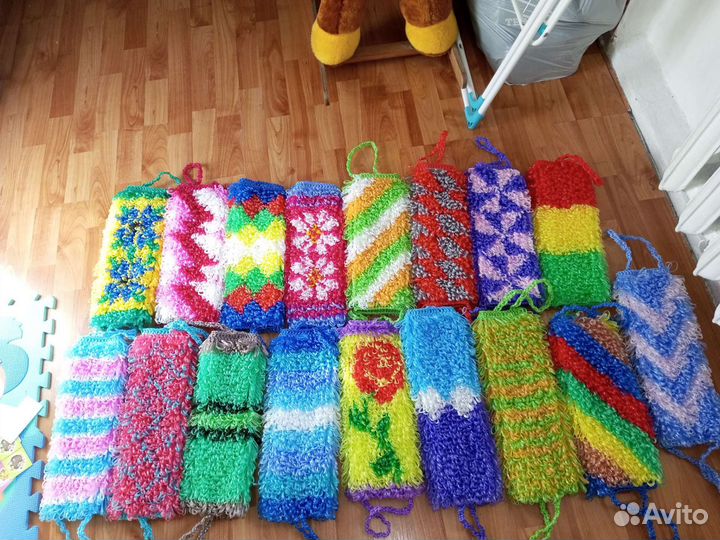 Мочалка ручной работы