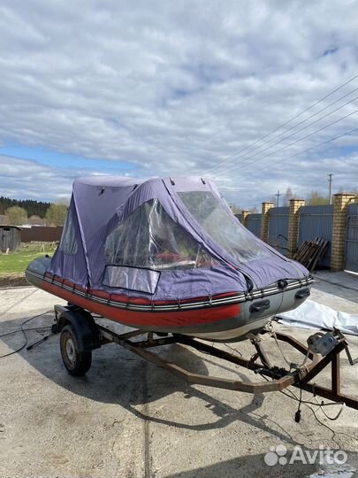 Лодка риб орлан 370+мотор Сузуки 9,9 4т