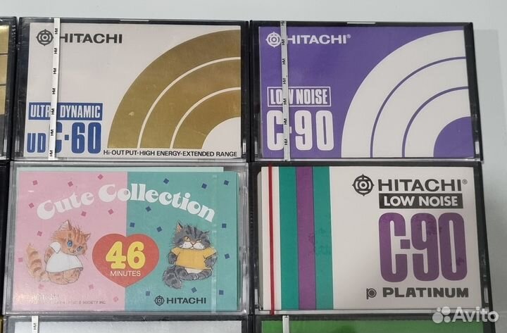 Аудиокассеты Hitachi 46/50/60/90/120 В коллекцию