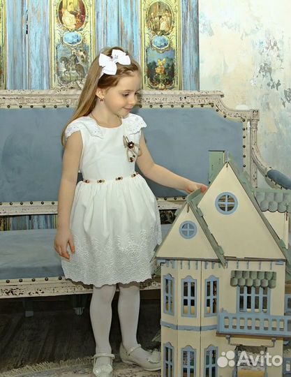 Хлопковое платье на 2 года