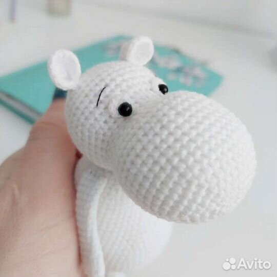 Муми тролль вязаная игрушка