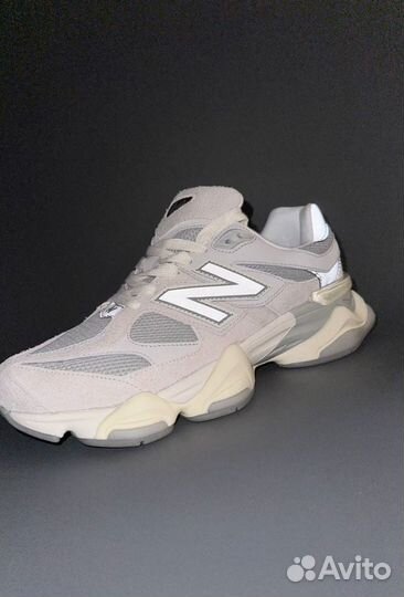 Кроссовки New Balance 9060, Gray Beige Люкс