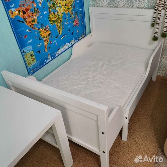 Детская кровать IKEA раздвижная сундвик