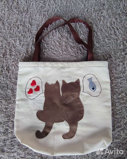 Сумка шопер ручной работы