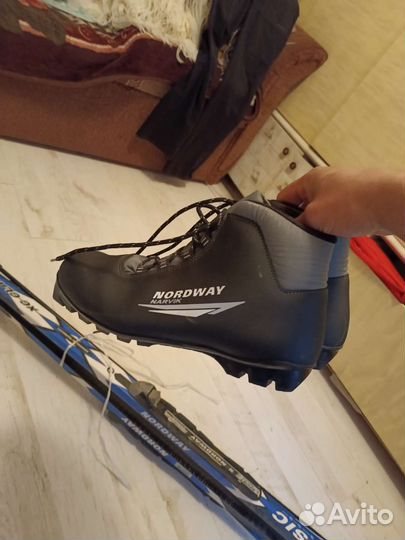 Беговые лыжи nordway, с ботинками