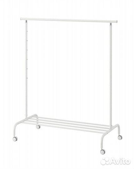 Вешалка напольная IKEA ригга новая белый