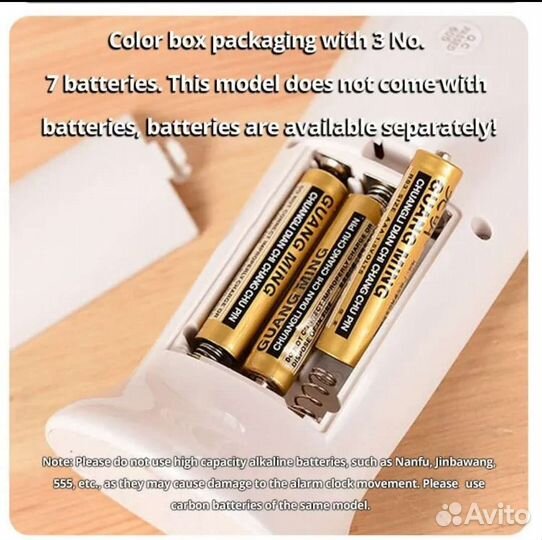 Часы будильник с температурным датчиком настольные