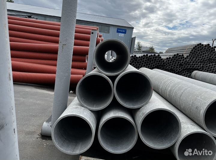 Труба хризотилцементная хц безнапорная / напорная