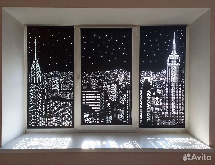 Перфорированные рулонные шторы 