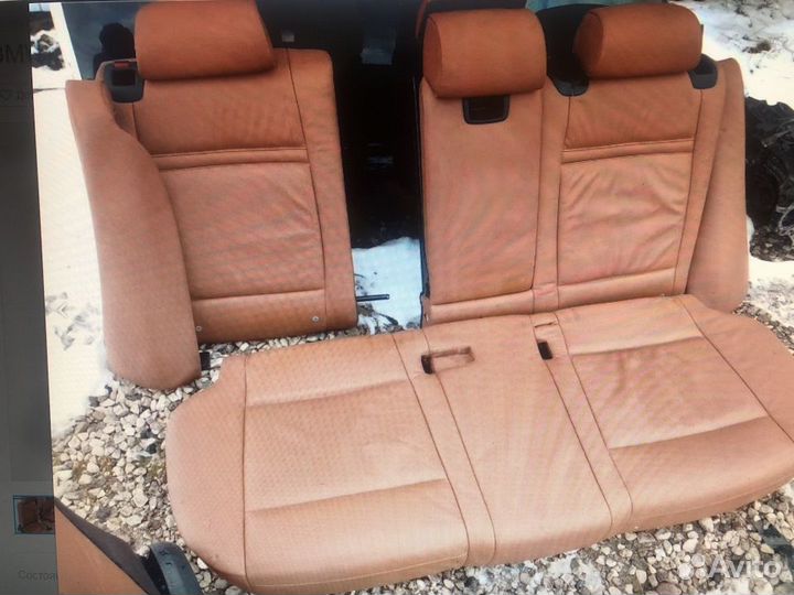 Задний диван сидения BMW X5-X6