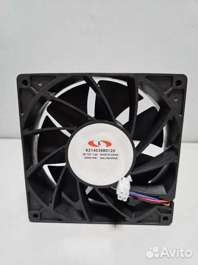 Кулер 140х140х38 12V, 7.2A, 6 pin, 4pin Whatsminer