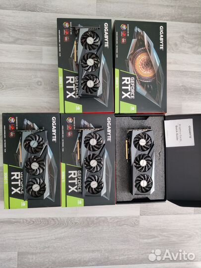 Продам видеокарты Gigabyte RTX 3060Ti gaming OC 8G