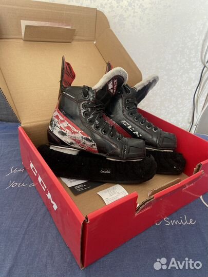 Коньки хоккейные ссм FT4 - YT, 13(EUR32, 20,3 см)