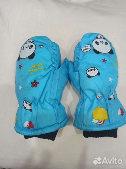 Краги детские зимние