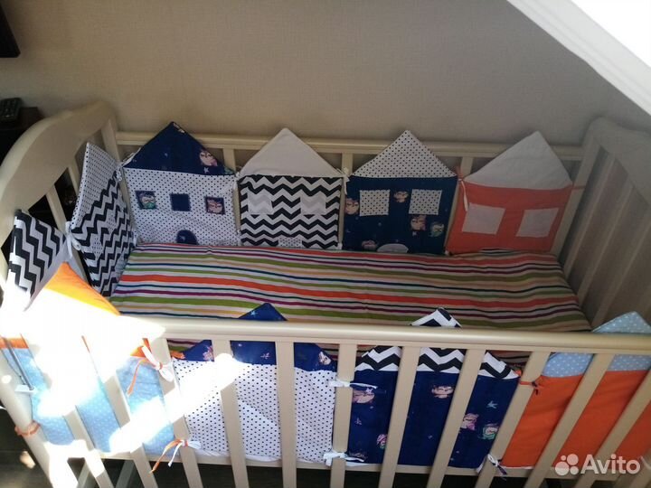 Бортики в детскую кроватку