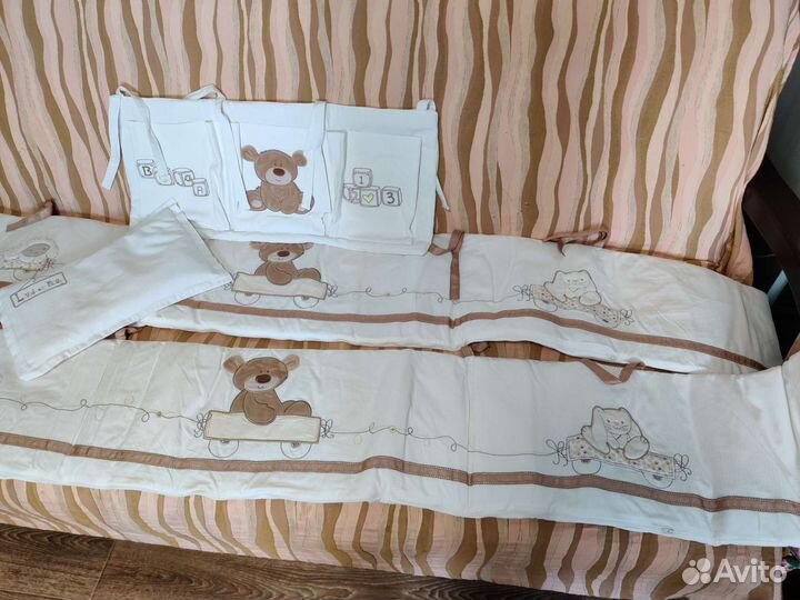 Бортики в детскую кроватку