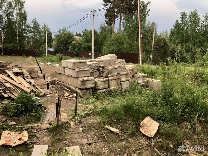 Бетонные блоки бу