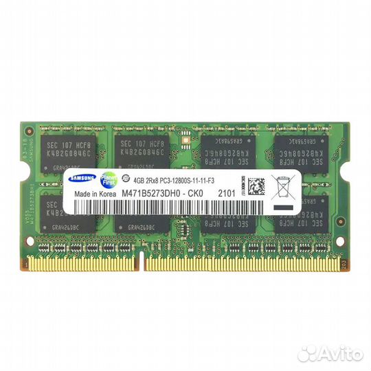 Оперативная память Samsung 4Gb DDR3 1600 Mhz