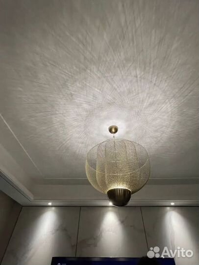 Дизайнерская люстра Meshmatics Chandelier хром