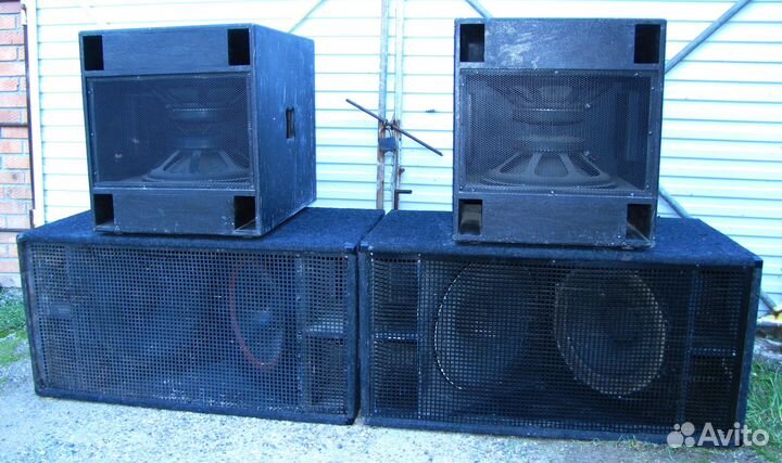 Сабвуферы MPBf 3200+4000W 4ш Pro SUB218 Нч Колонки