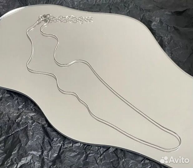 Колье, ожерелье цепочка с подвеской сердце