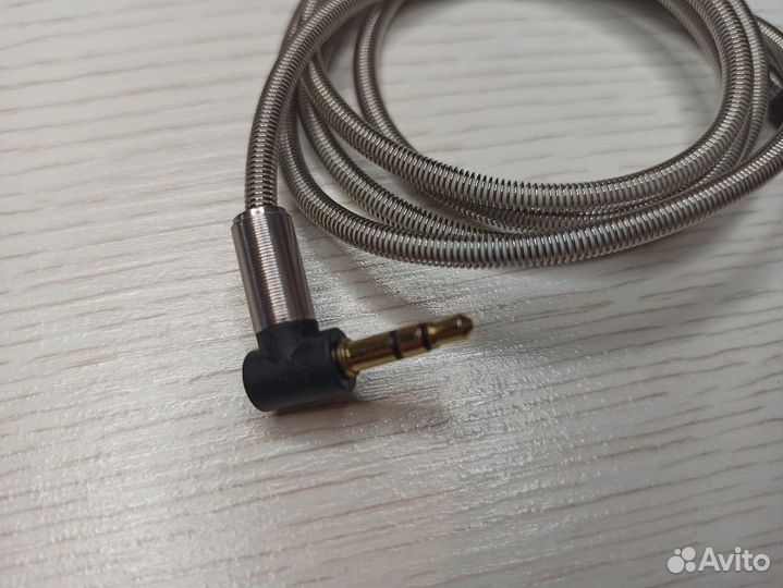 Кабель AUX 1м.Металлическая плетенка