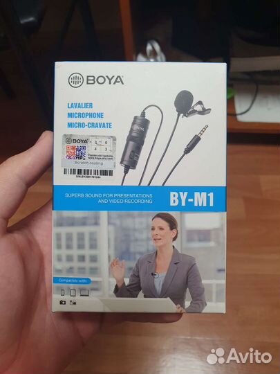 Микрофон петличный boya by m1