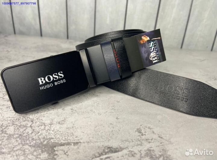 Мужской ремень Hugo Boss Автоматический (Матовый)