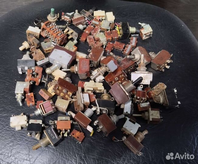 Переключатели СССР новые и б/у радиодетали