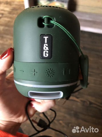 Мини беспроводная колонка TG-294 с подсветкой