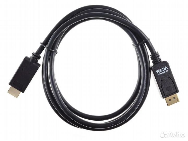 Кабель-переходник vcom DisplayPort hdmi M, 1.8 м
