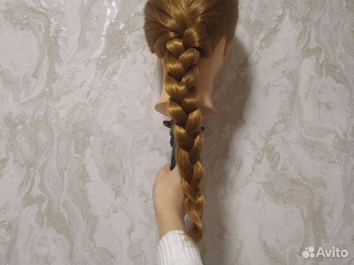 Голова манекен натуральные волосы