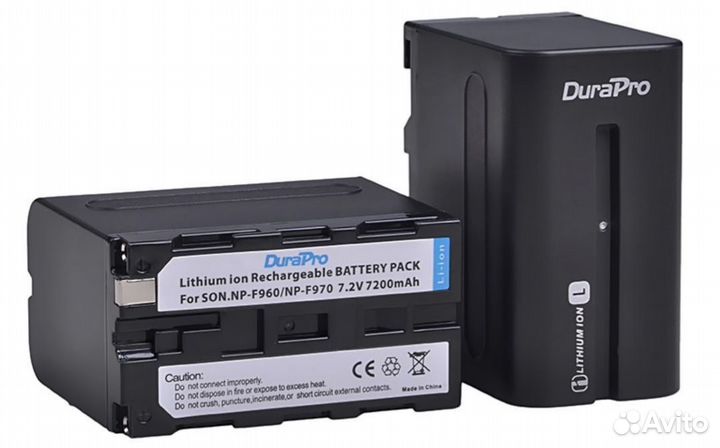 Аккумулятор sony NP-F960 NP-F970 7200mAh Новый