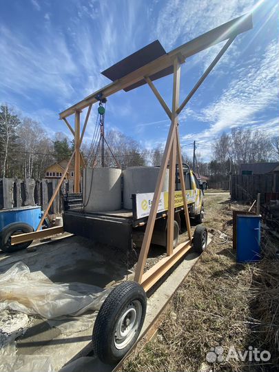 Продам козловой кран 2т