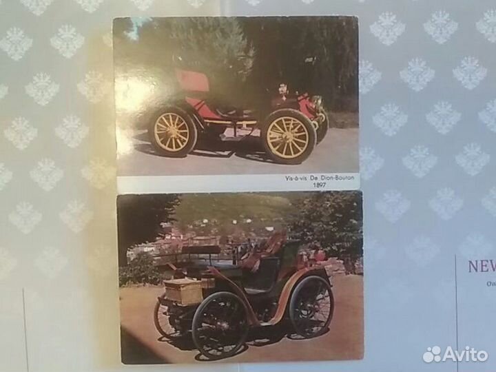 Коллекция редких открыток кабриолетов