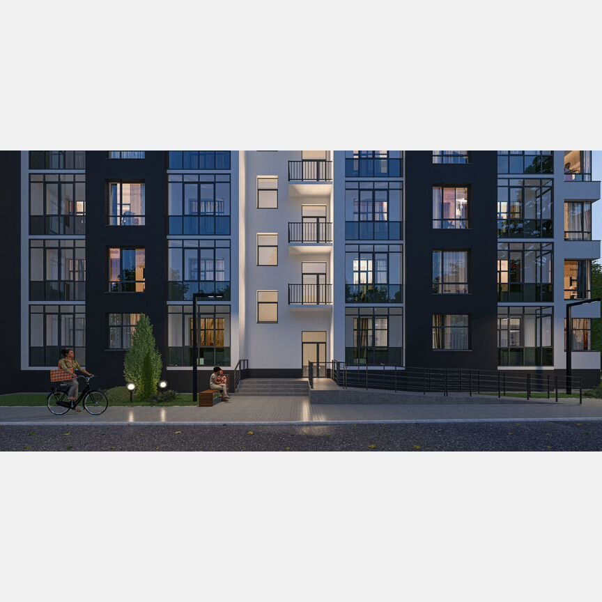 2-к. квартира, 44,8 м², 2/6 эт.