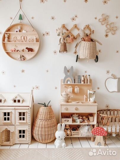 Плетеная корзина груша из Pinterest