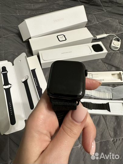 Apple watch 4 44 mm stainless steel GPS+ cellular