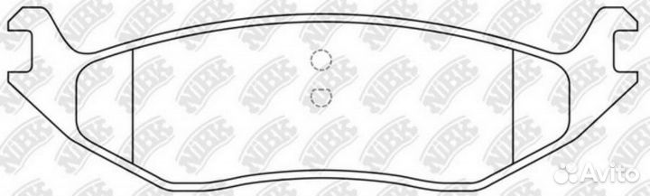 Колодки тормозные дисковые