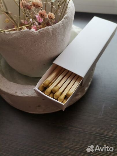 Спички для свечей длинные цветные