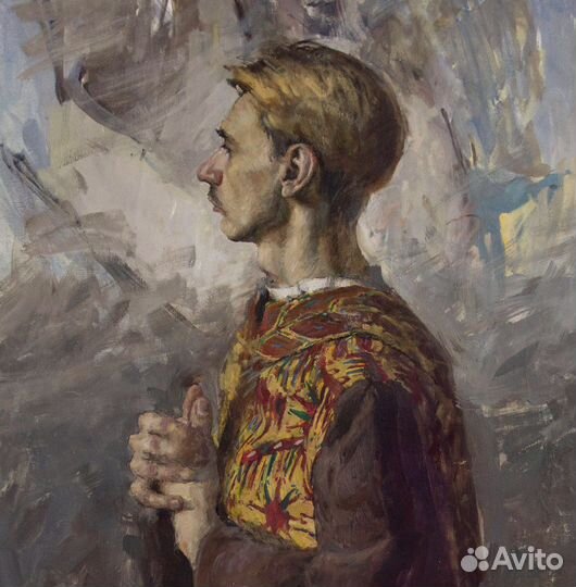 Картина маслом. Мужской портрет