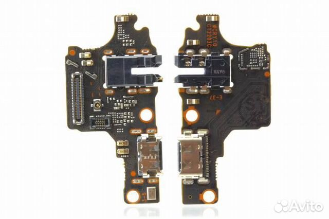 Шлейф для Honor 10 (плата) + разъем зарядки + разъ