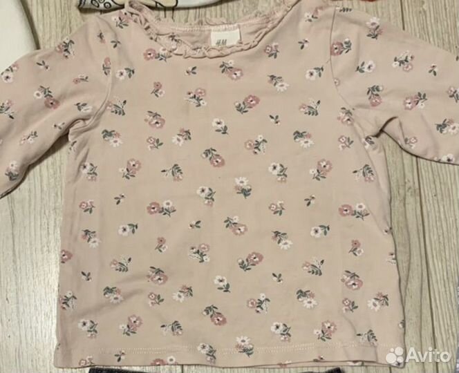 Фирменные вещи пакетом,11 шт,6-9 мес.H&Mи другие