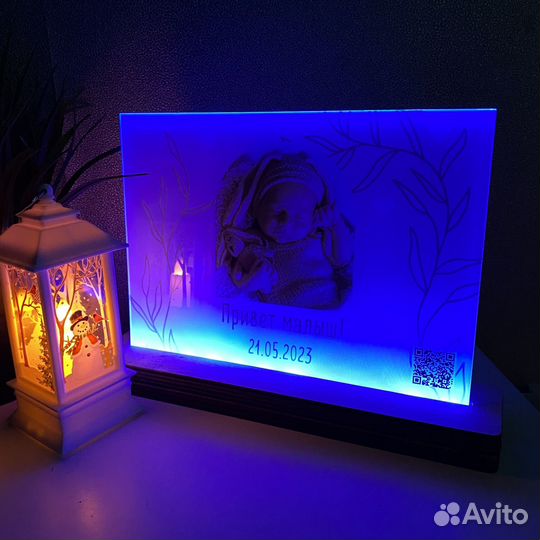 Витраж с вашим фото